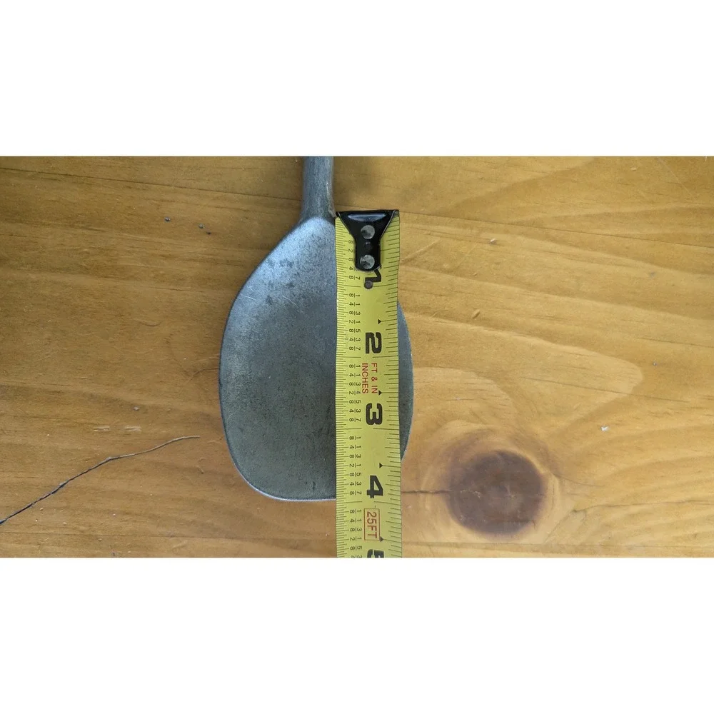 Vintage Cast Aluminum Ice Cream Spade Rice Paddle Ribbed Handle 4PA1‎ 9 Inch